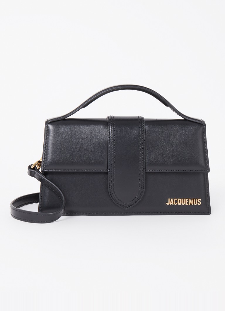 Jacquemus - Le Grand Bambino handtas van leer met afneembare schouderriem - Zwart