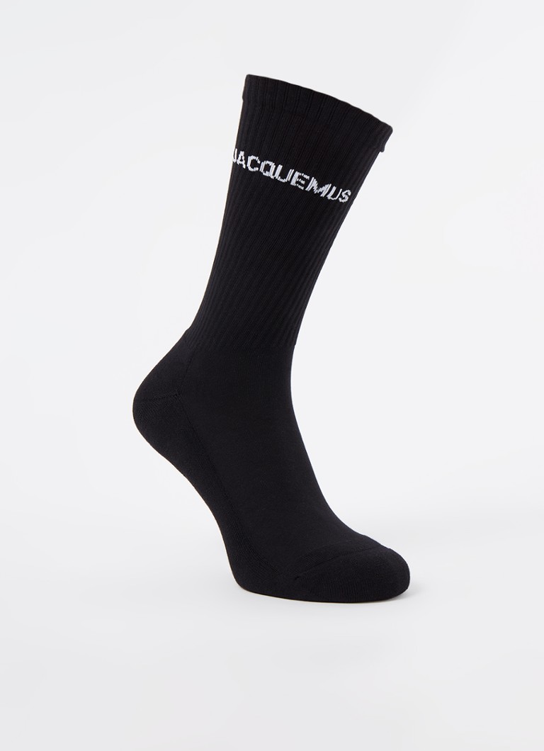 Jacquemus - Les Chaussettes sokken in biologische katoenblend - Zwart