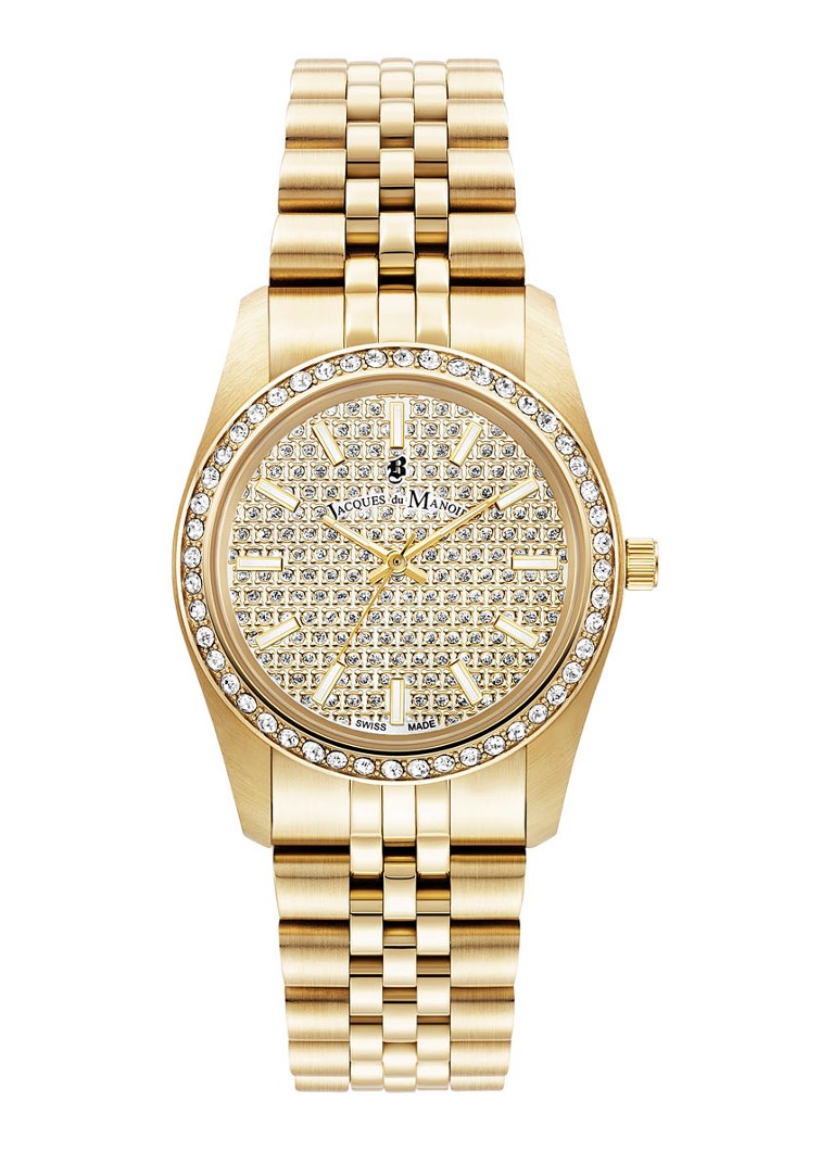Jacques du Manoir - Inspiration Glamour horloge JWL01102 - Goud