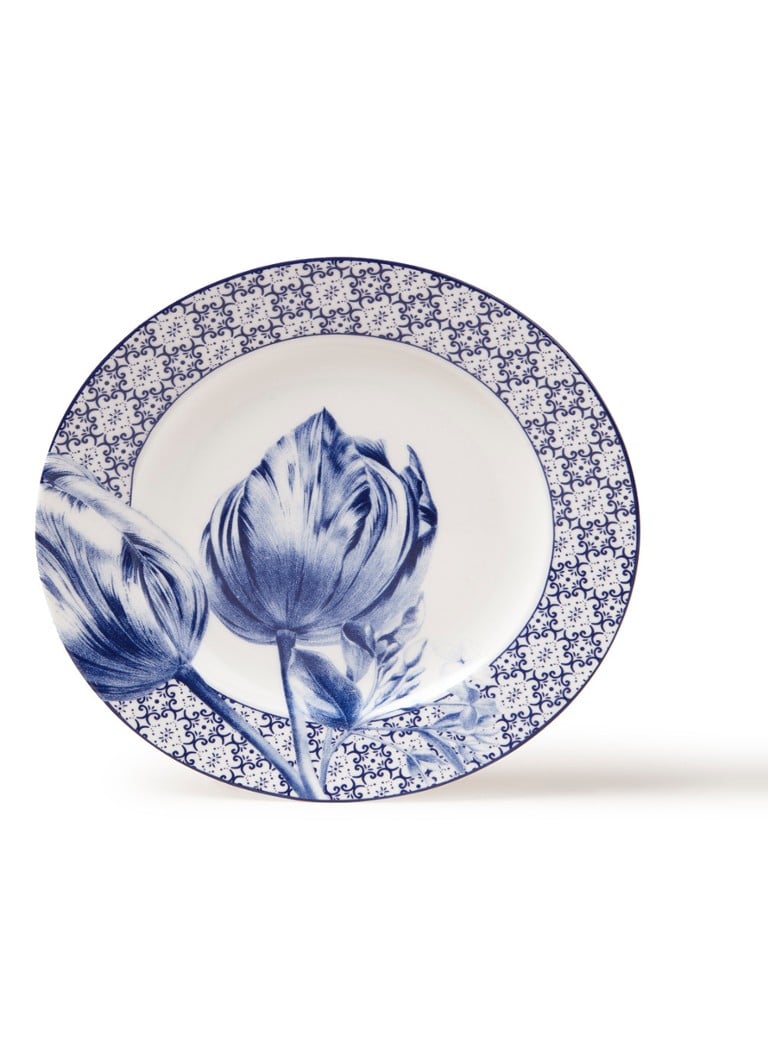 stam bericht realiteit Janny van der Heijden Sharing Moments Tulip Tiles ontbijtbord 21 cm • Blauw  • de Bijenkorf
