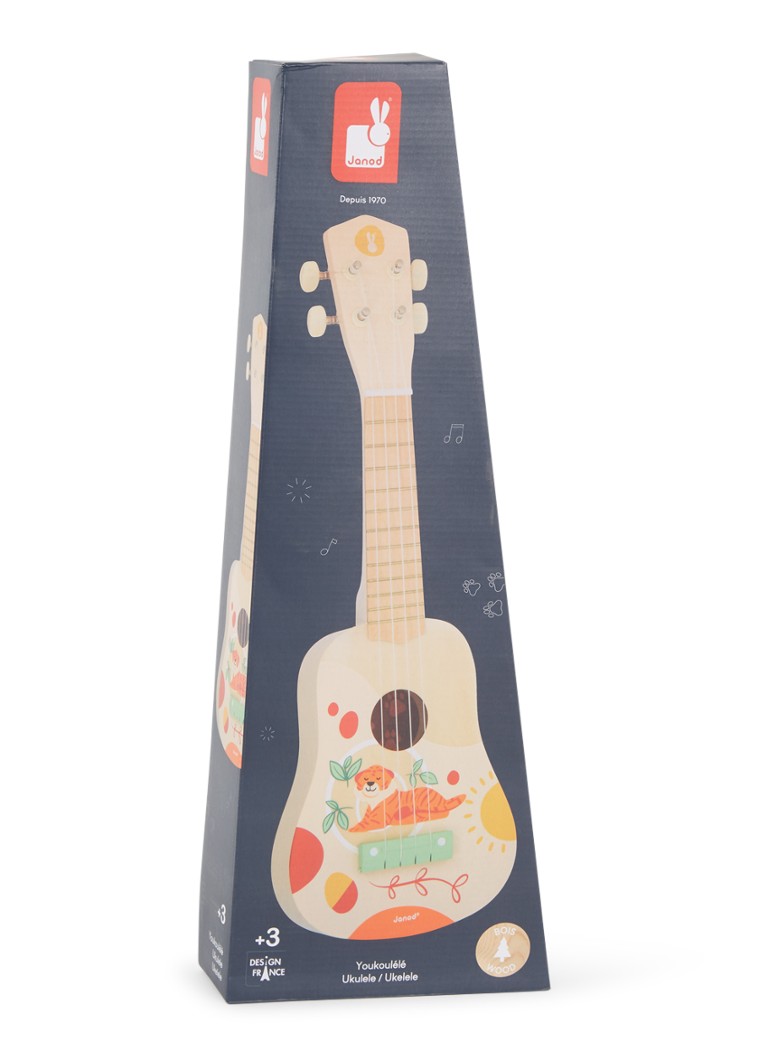 Janod - Ukulele met print - Multicolor