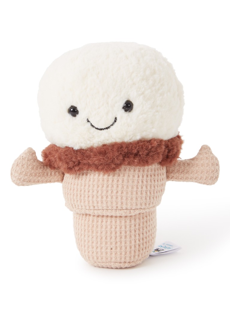 Jellycat Amuseables Ice Cream Cone knuffel 14 cm • Beige • de Bijenkorf