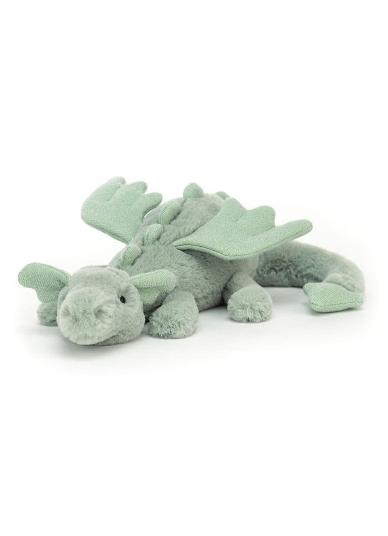 Jellycat - Sage Dragon knuffel 7 cm  - Groen