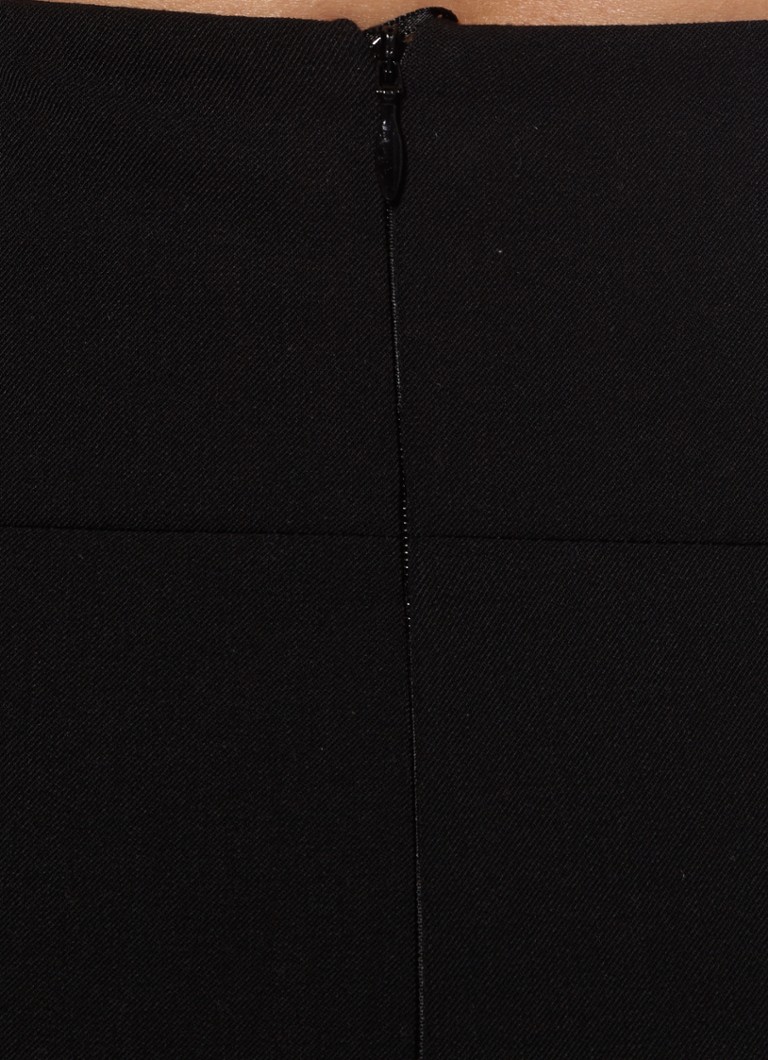 Jigsaw - Paris Fit kokerrok van wol - Zwart