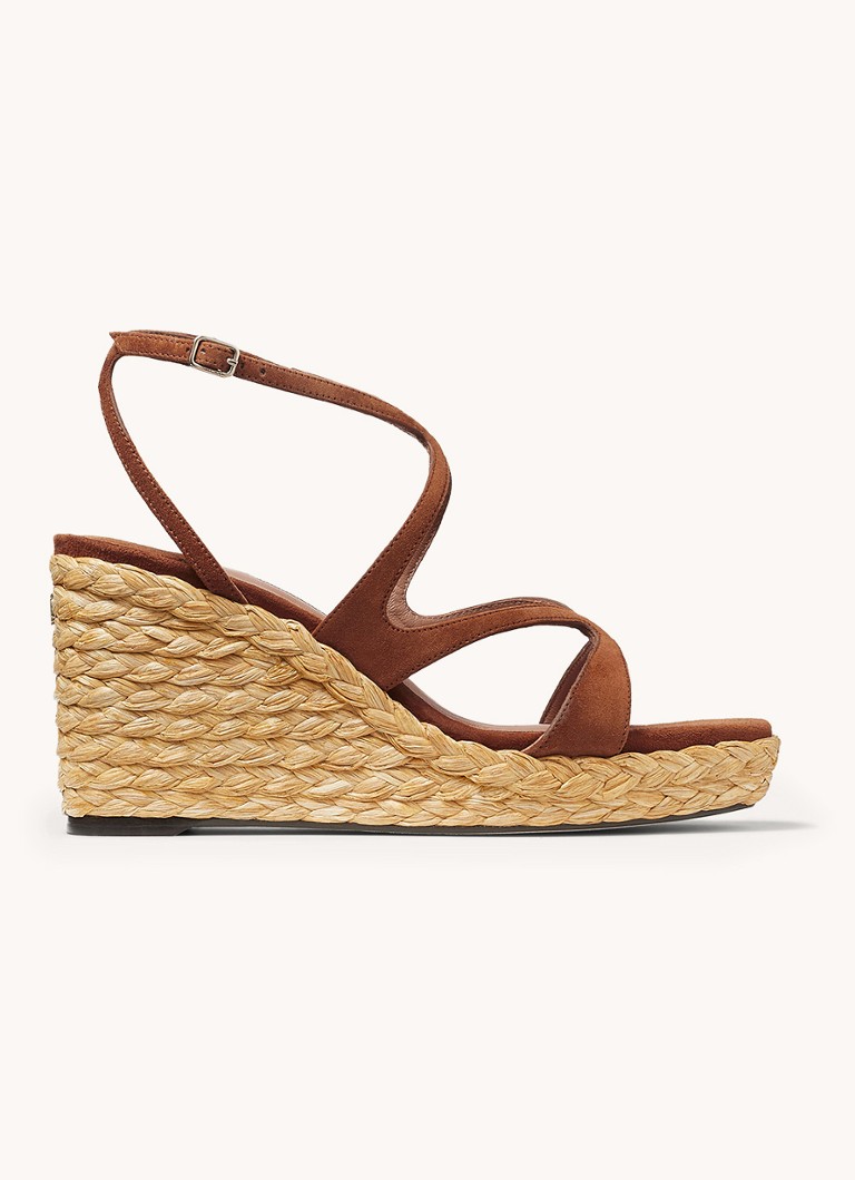 Jimmy Choo - Ayla 85 espradille van suède - Bruin