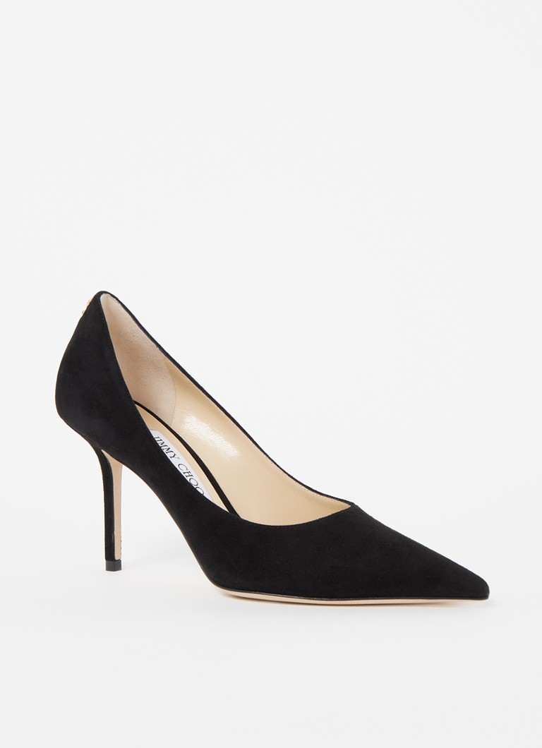 Jimmy Choo Love pump van suède • Zwart • de Bijenkorf