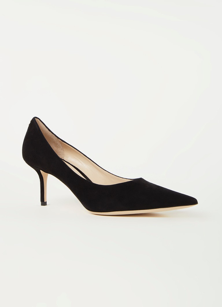 Jimmy Choo Love pump van suède • Zwart • de Bijenkorf