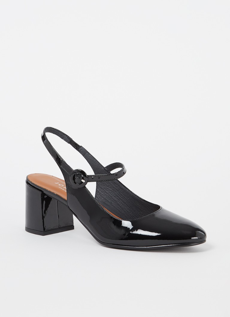 Jonak - Dollar slingback van leer - Zwart