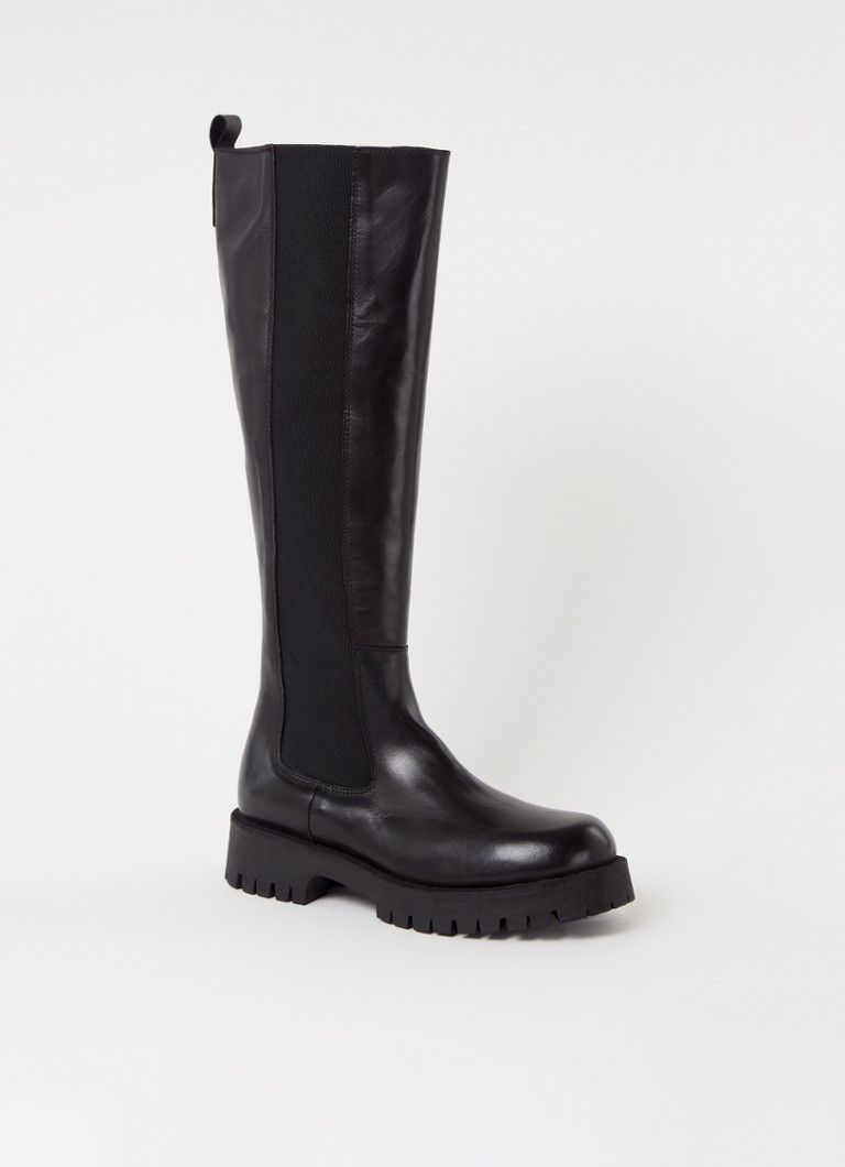 Jonak - Rebel chelsea boot van leer - Zwart
