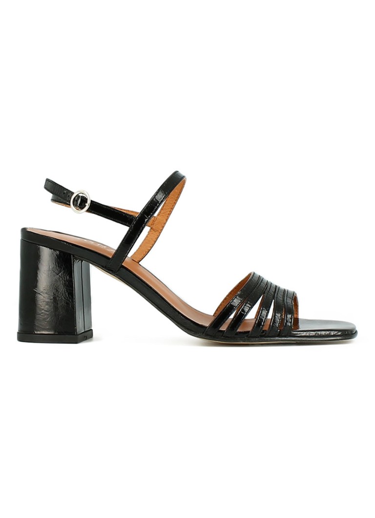 Paul Green sandalette 6142-02 6142-02 Zwart