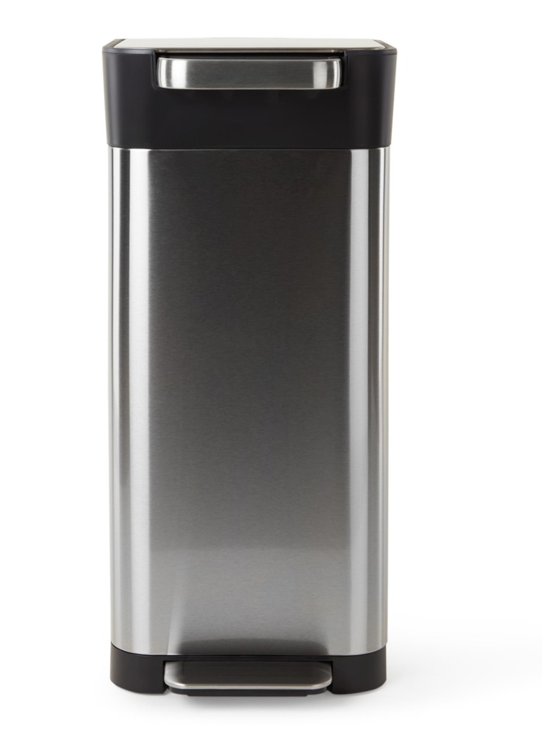 Joseph Joseph - Intelligent Waste Titan pedaalemmer 20 liter - Zilver