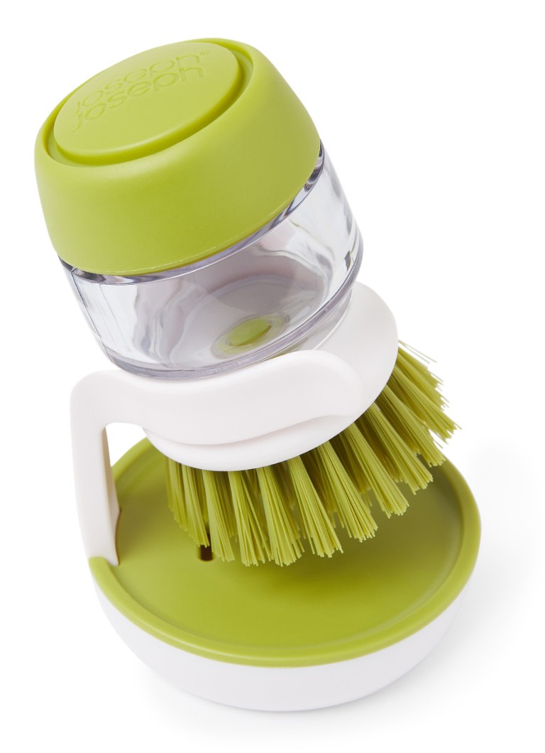 Joseph Joseph Palm afwasborstel met houder • Groen • de Bijenkorf