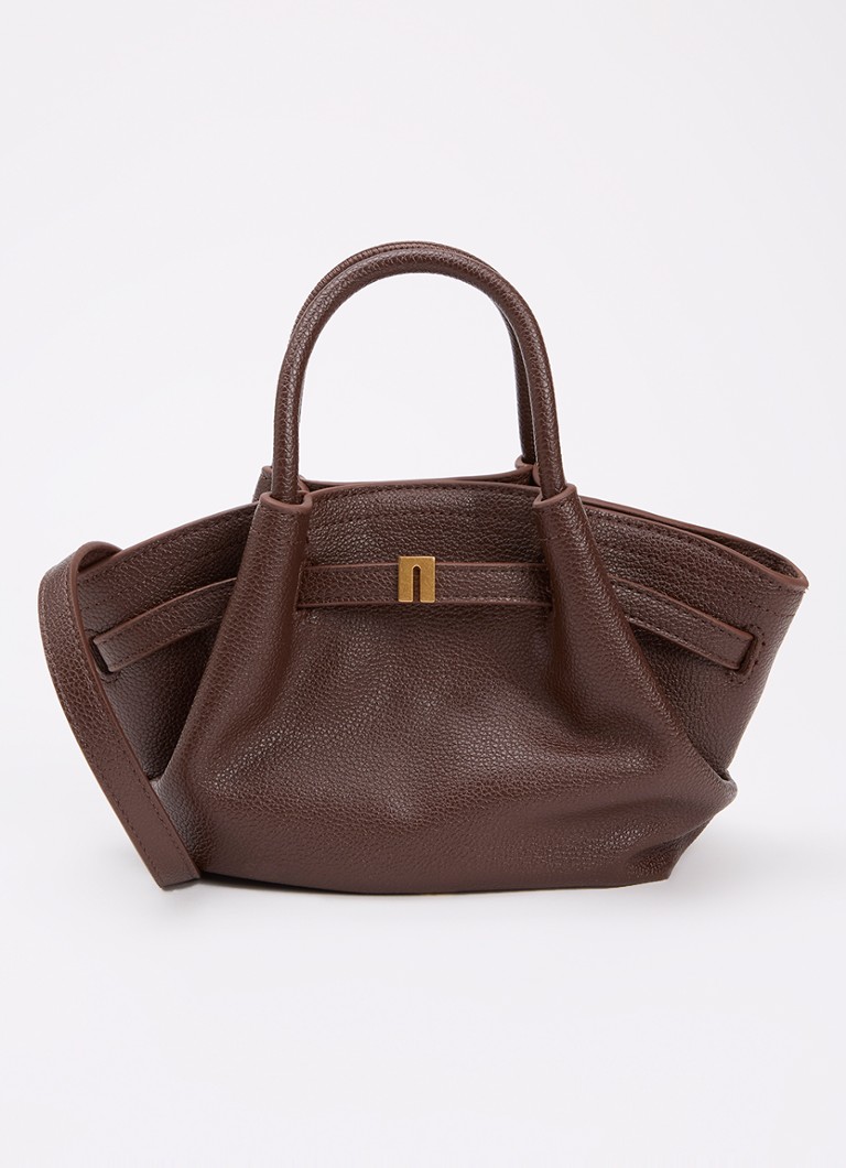 JW PEI Thea handtas met afneembare schouderriem • Cognac • de Bijenkorf