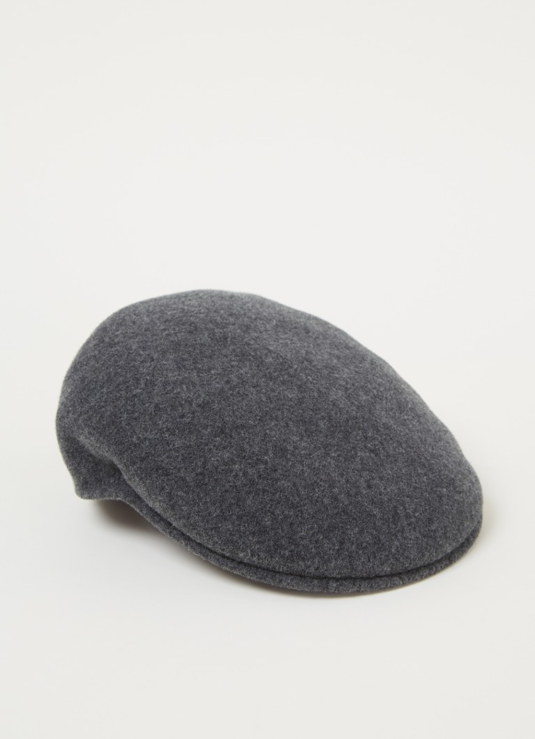 Kangol - Flat cap van wol - Donkergrijs