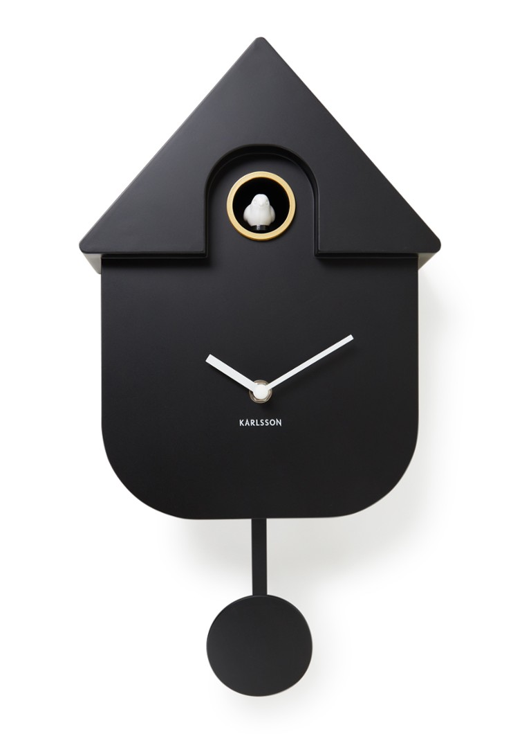 Karlsson Cuckoo wandklok • Zwart • de Bijenkorf