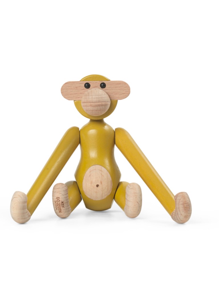Kay Bojesen - Moneky Mini ornament 9,5 cm - Geel