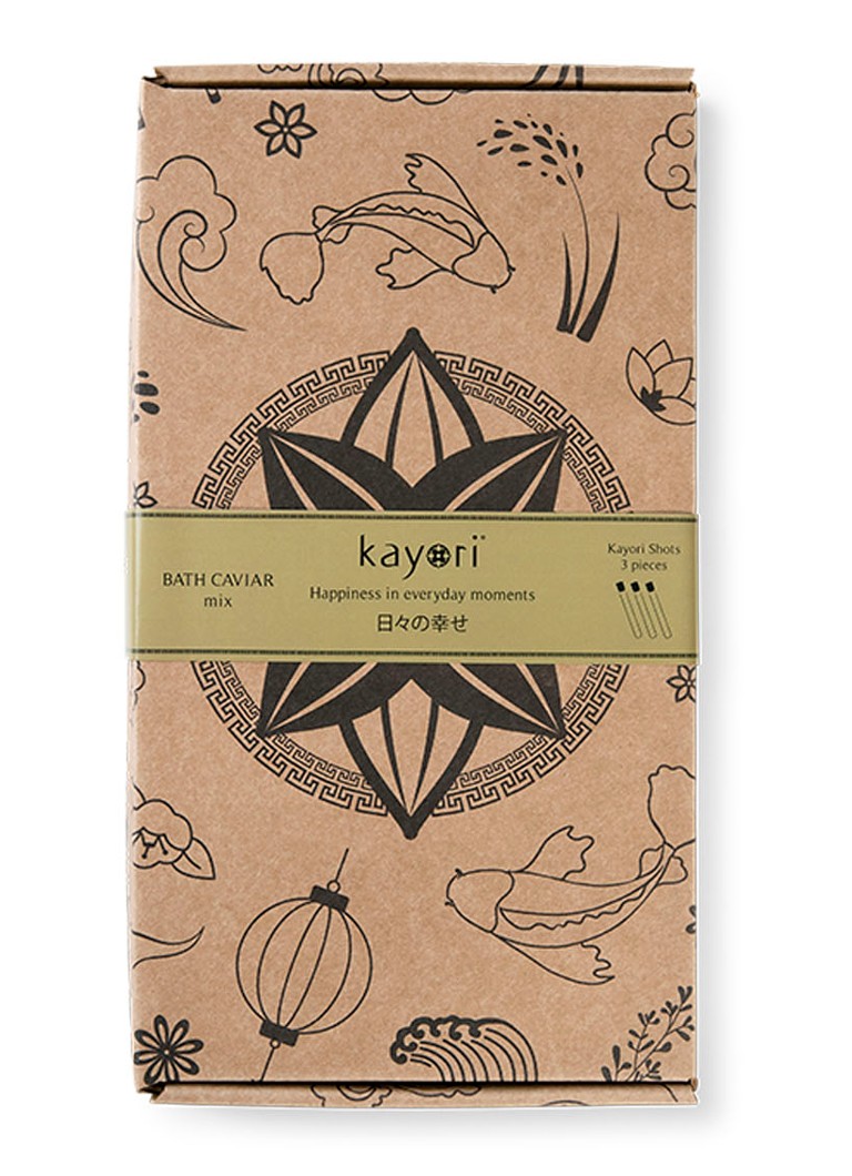 Kayori - Shots  giftset badkaviaar 3-delig - null