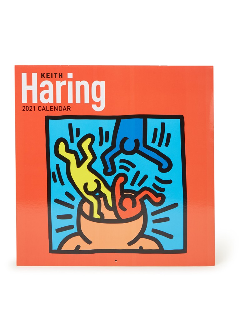 Keith Haring kalender 2021 • Rood • de Bijenkorf