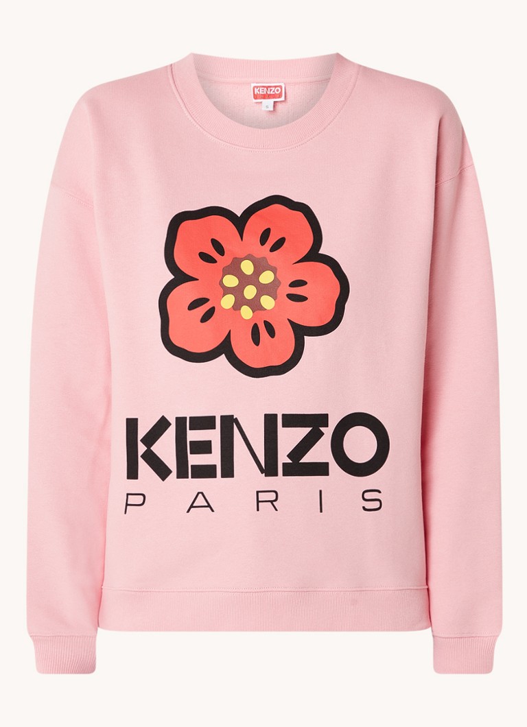 idee schapen Bevestiging KENZO Boke Flower sweater met logo • Lichtroze • de Bijenkorf