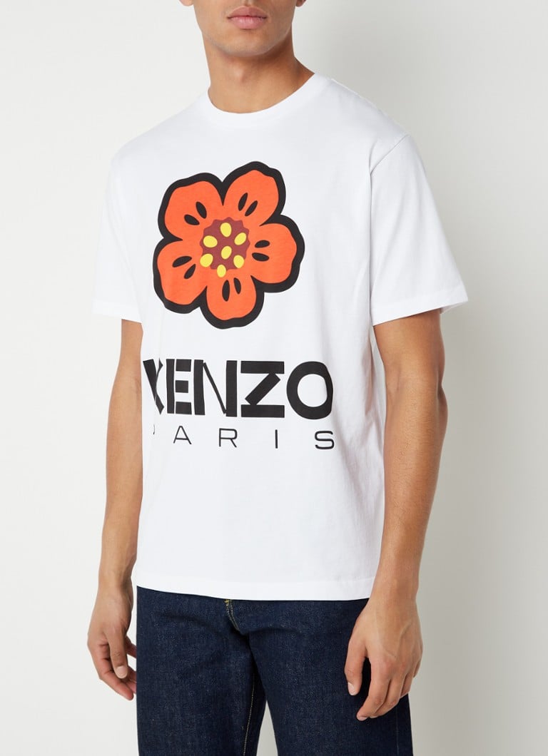 KENZO - Boke T-shirt met print - Wit