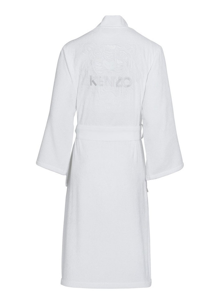 KENZO Iconic badjas van katoen • Wit de Bijenkorf