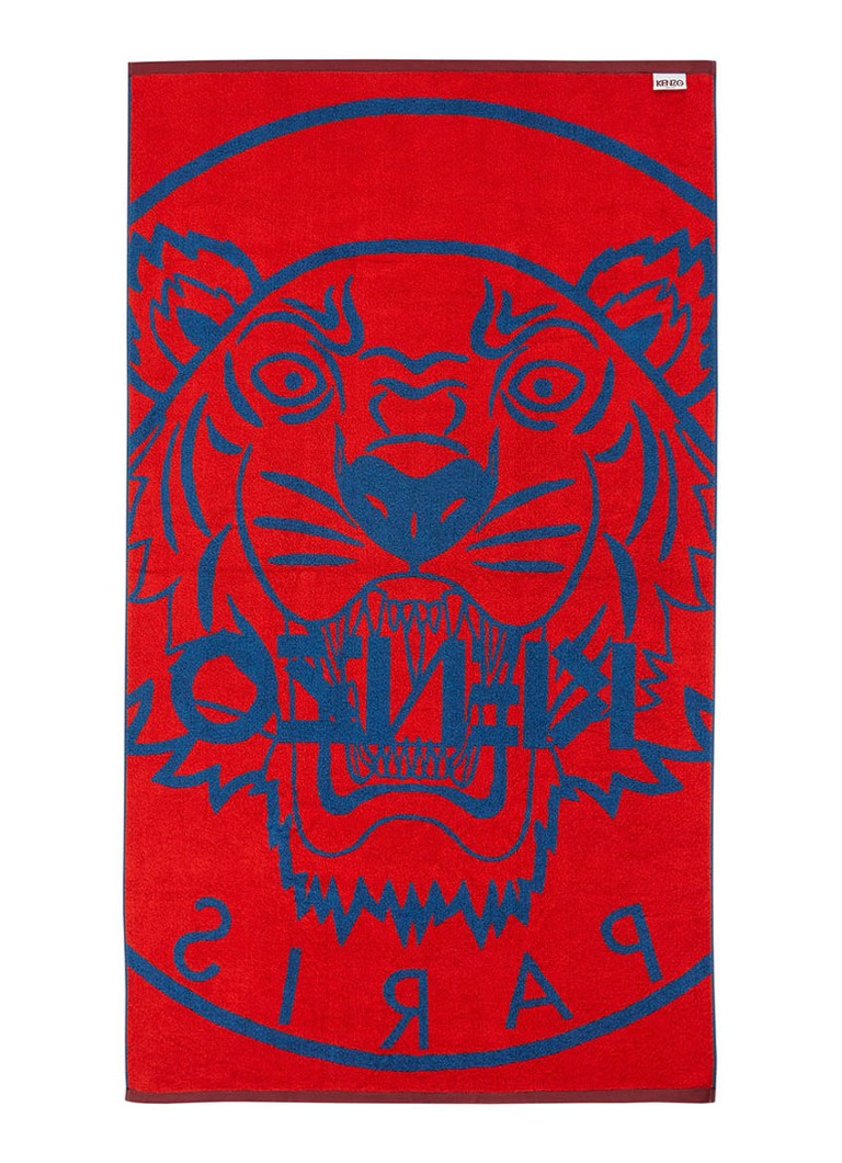 New Tiger strandlaken logoprint 90 x 160 cm • de Bijenkorf