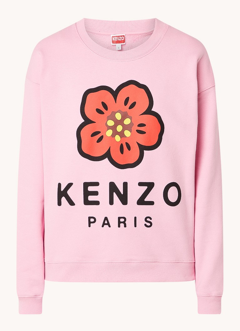 Onderdrukken klem Panter KENZO Sweater met logoprint • Roze • de Bijenkorf