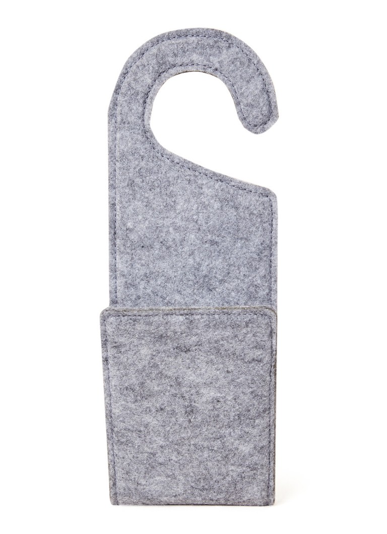 Kikkerland Door Knob Pocket deurklinkhanger • Grijs • de Bijenkorf