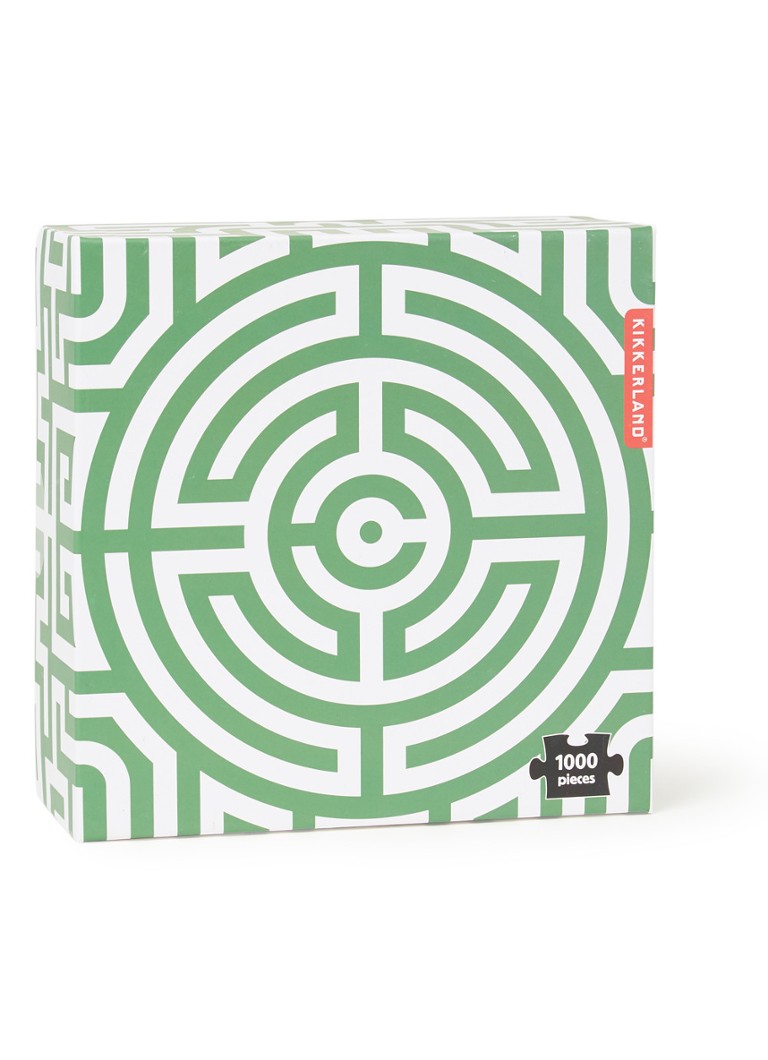 Kikkerland - Labyrinth legpuzzel 1000 stukjes - Groen