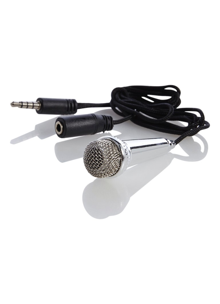Kikkerland - Mini Karaoke microfoon - Zilver