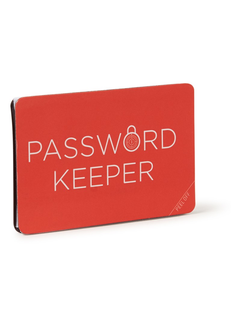Kikkerland - Notitieboek voor wachtwoorden  - Rood