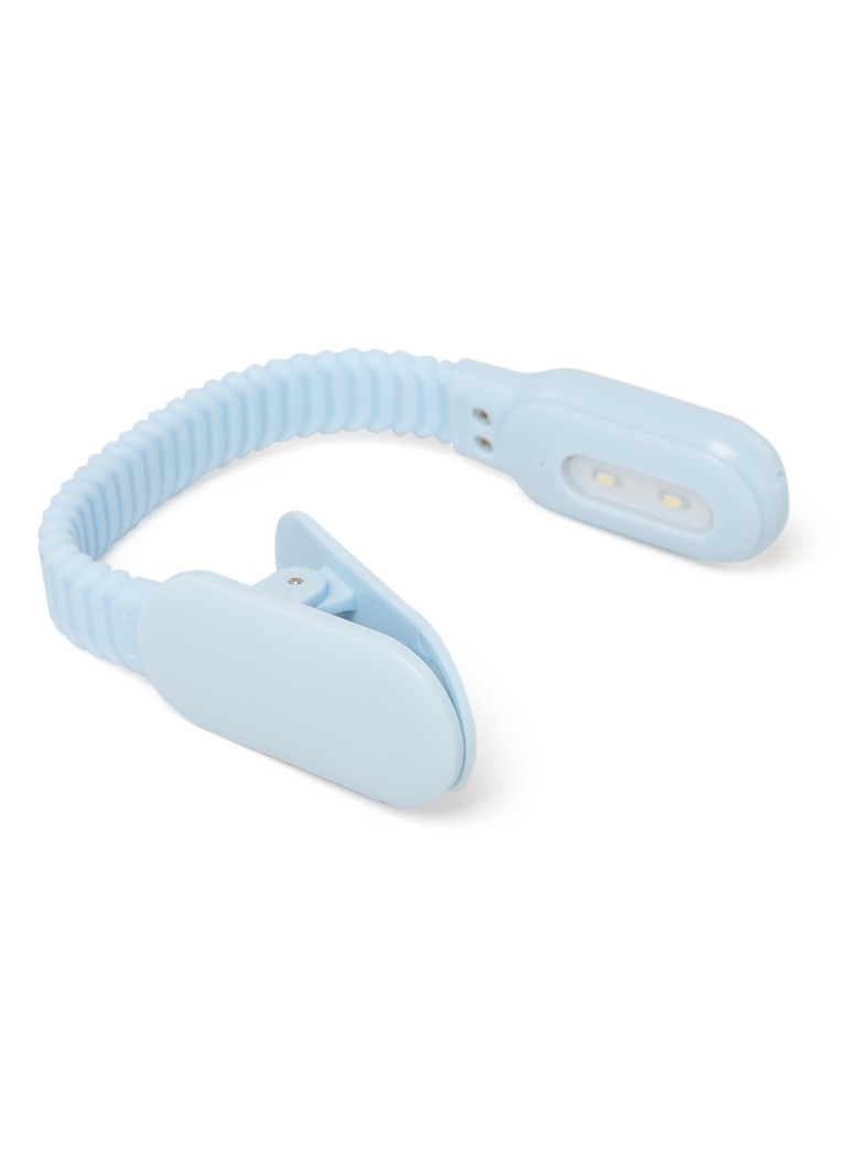 Kikkerland Rechargeable Clip leeslampje • Lichtblauw • de Bijenkorf