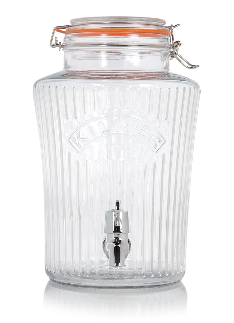 Kit De Fermentation Kilner 5L - Pot à Légumes, Choucroute, Kimchi - Avec Poids Verre Et Couvercle Silicone