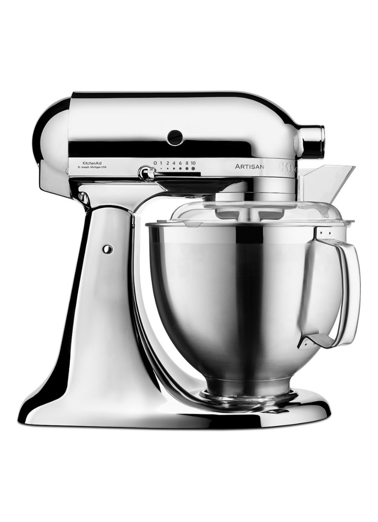 KitchenAid Artisan keukenmachine 4,8 liter KSM185 Chroom • Chroom