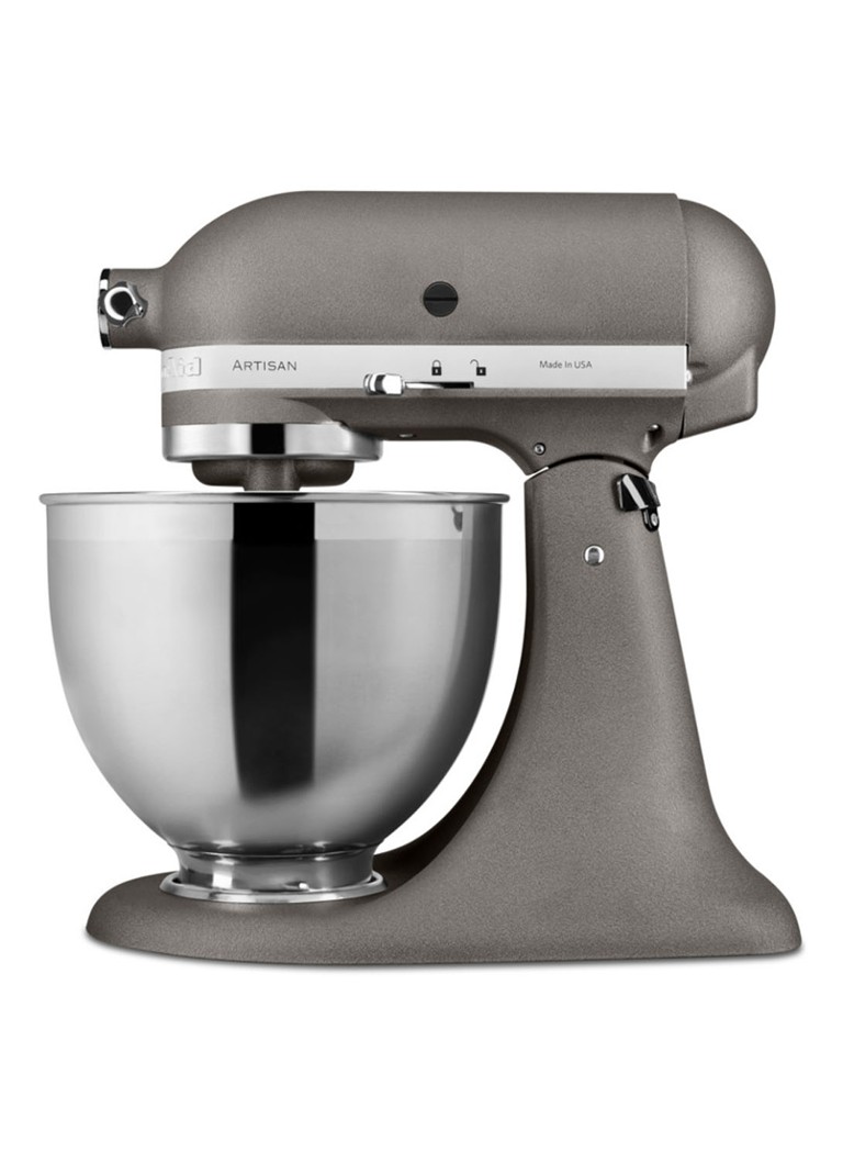 Leesbaarheid sap Tol KitchenAid Artisan mixer-keukenrobot 4,8 liter 5KSM185PSEGR - Imperial Grey  • Grijs • de Bijenkorf