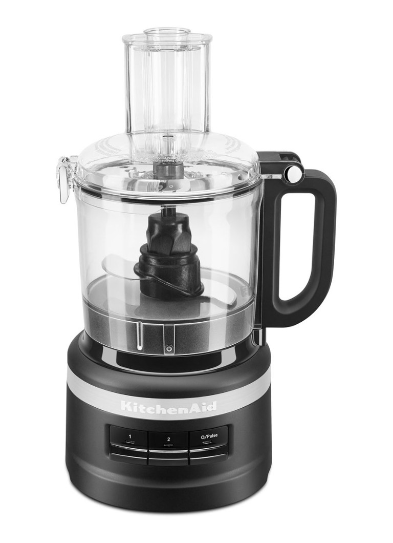 KitchenAid Foodprocessor 1,7 liter 5KFP0719EBM Mat Zwart • Zwart • de