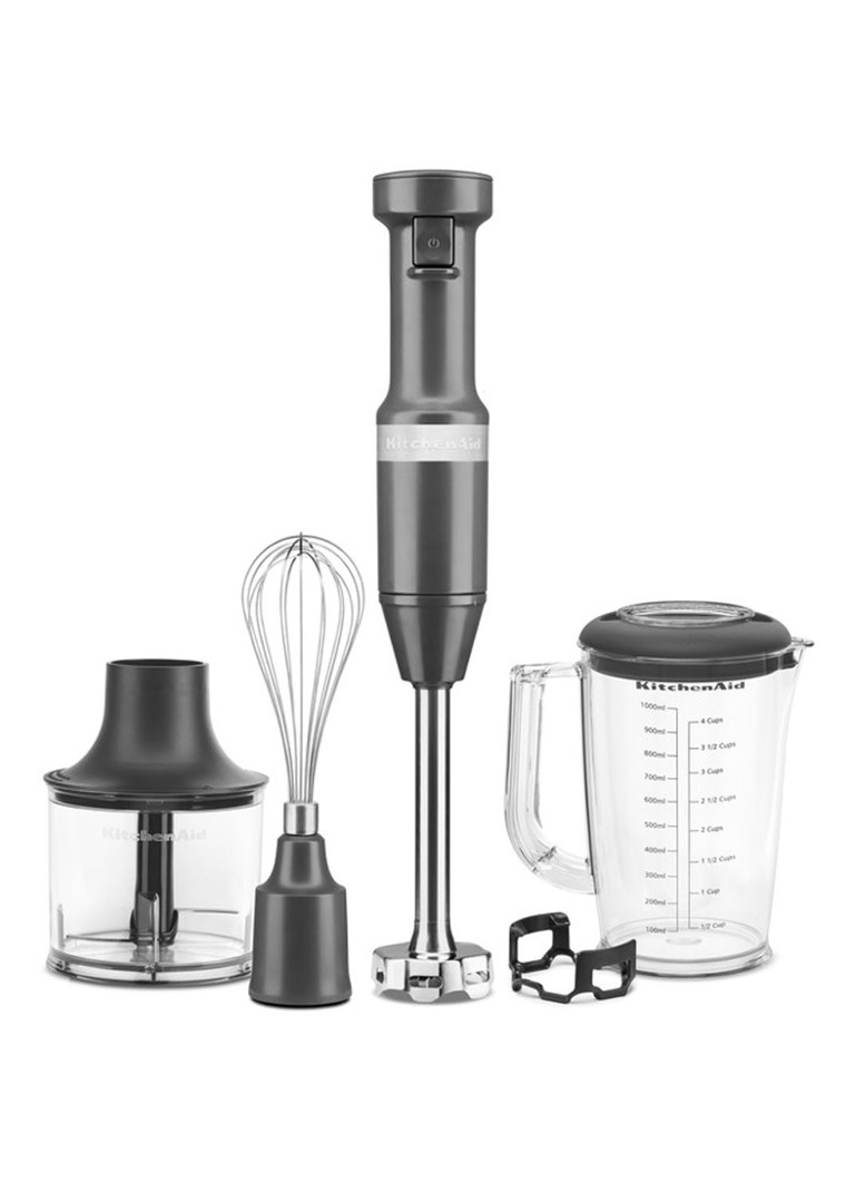 KitchenAid Staafmixer 5delig 5KHBV83 Charcoal Grey • Donkergrijs