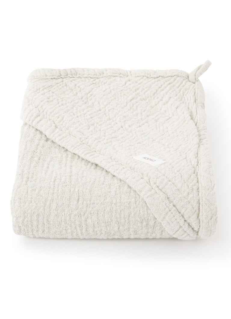Koeka - Sol Ocean Air omslagdoek 100 x 75 cm - Lichtgrijs