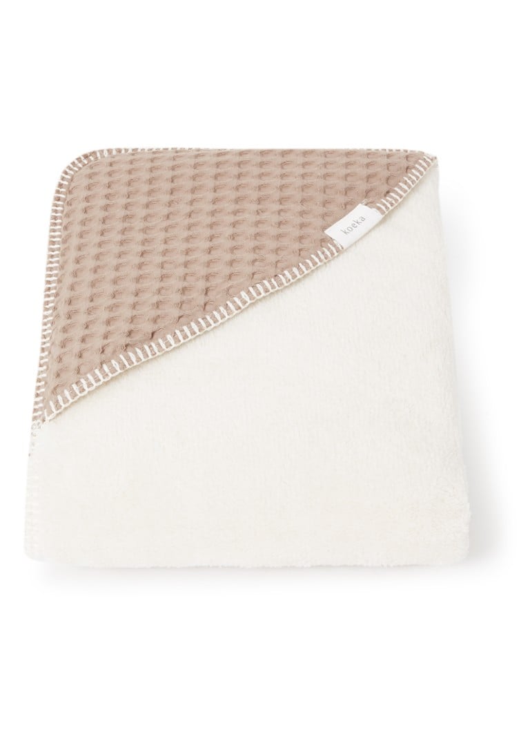 Koeka - Teddy Oslo omslagdoek 100 x 100 cm - Lichtbruin
