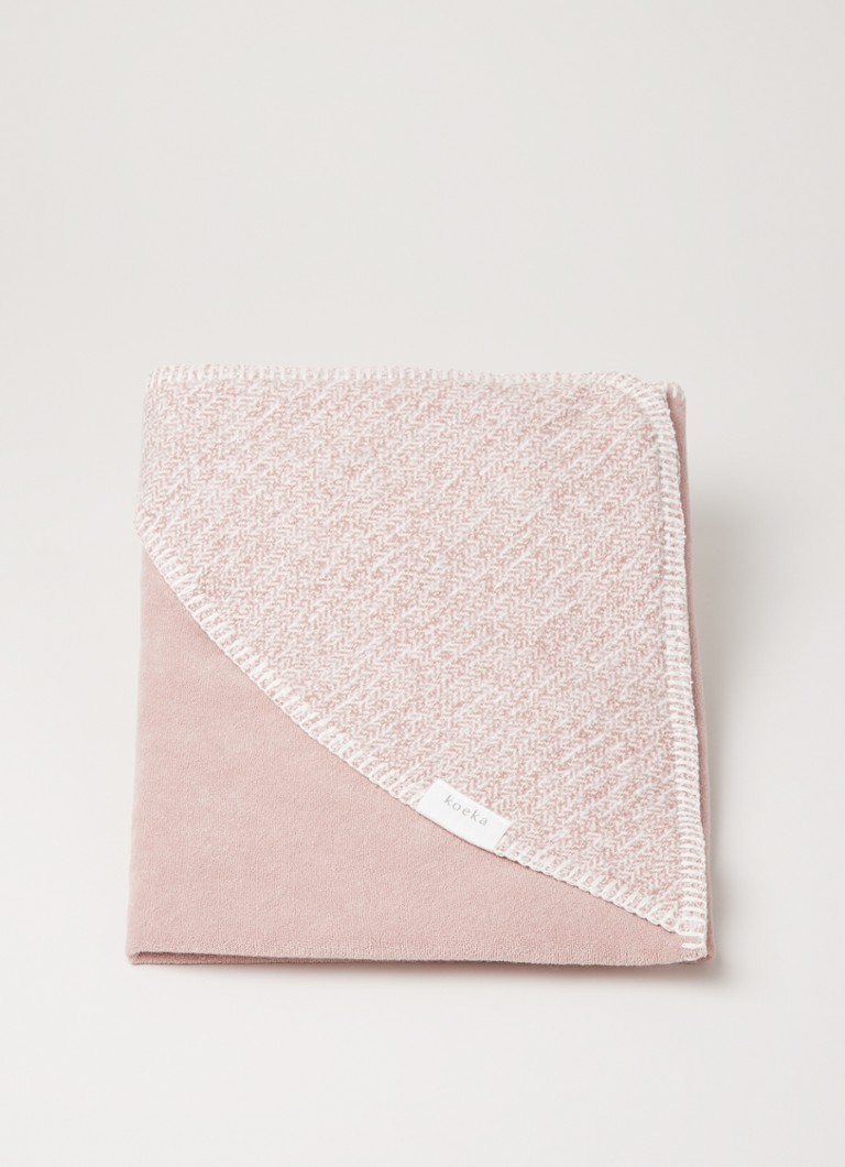 Koeka Vigo baby badcape van • Roze de Bijenkorf