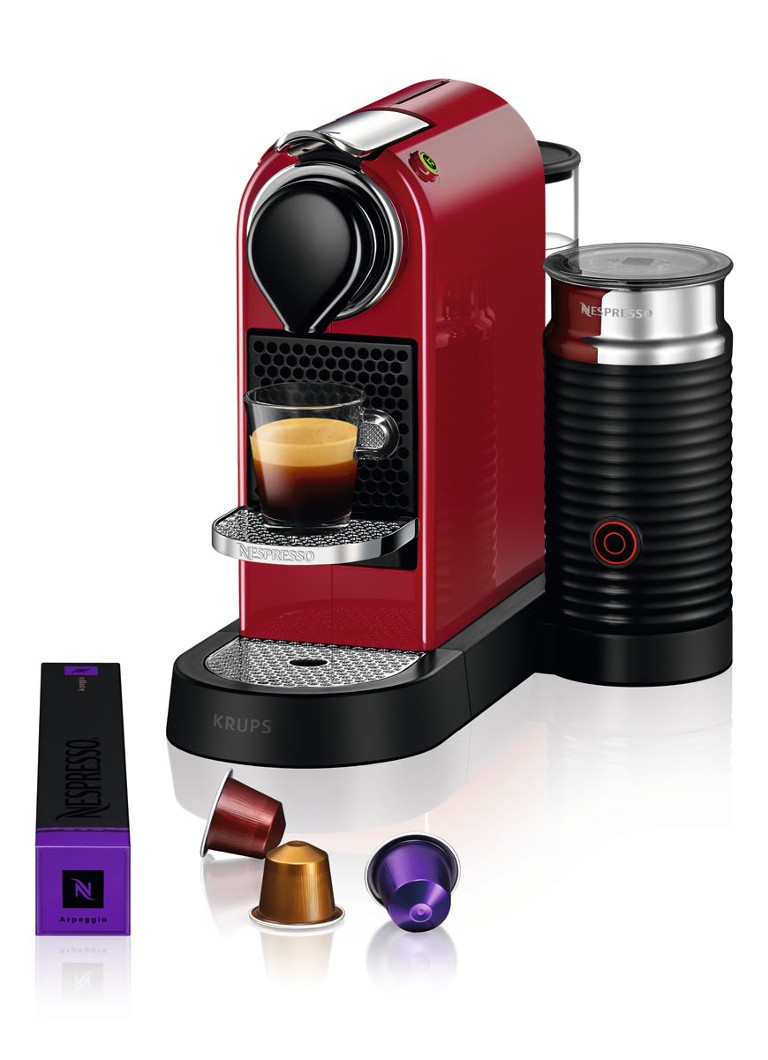 Krups - CitiZ & Milk Nespresso machine - Kersenrood