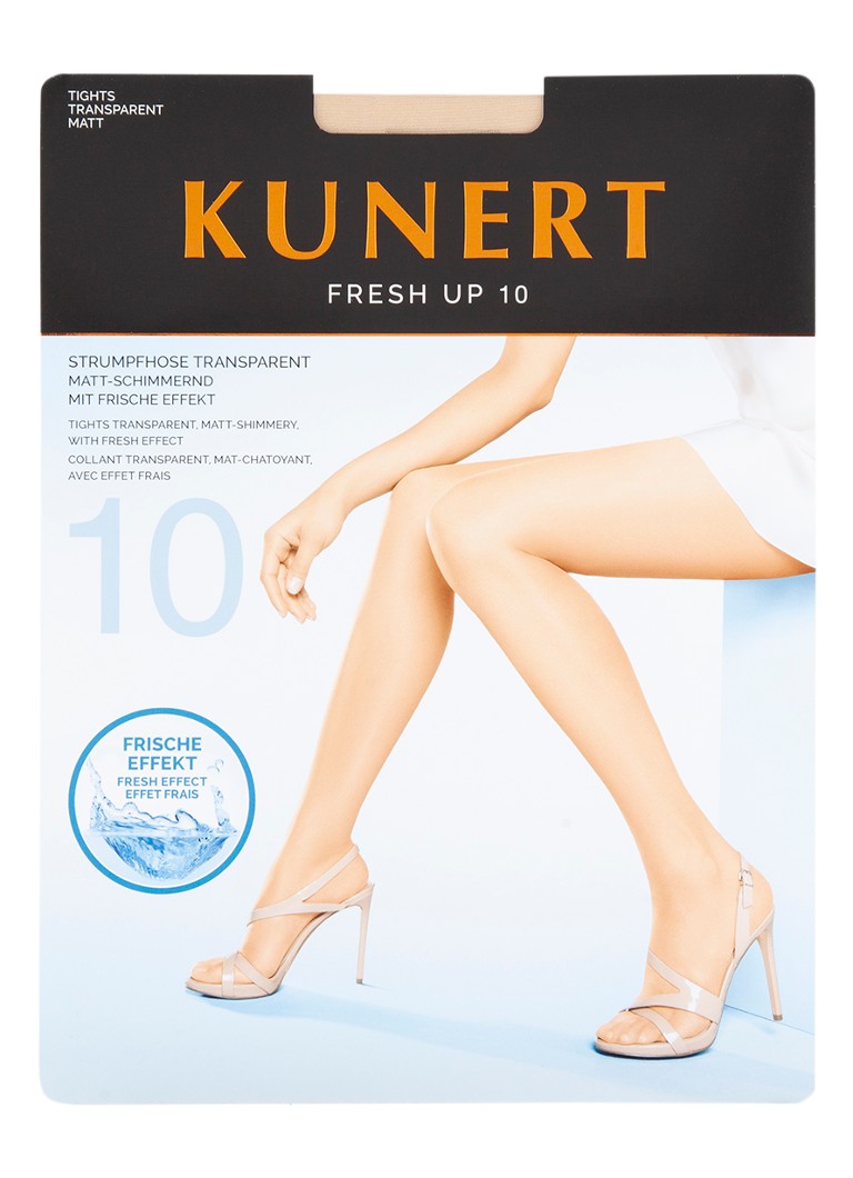 Kunert - Fresh Up panty in 10 denier teint  - Naturel