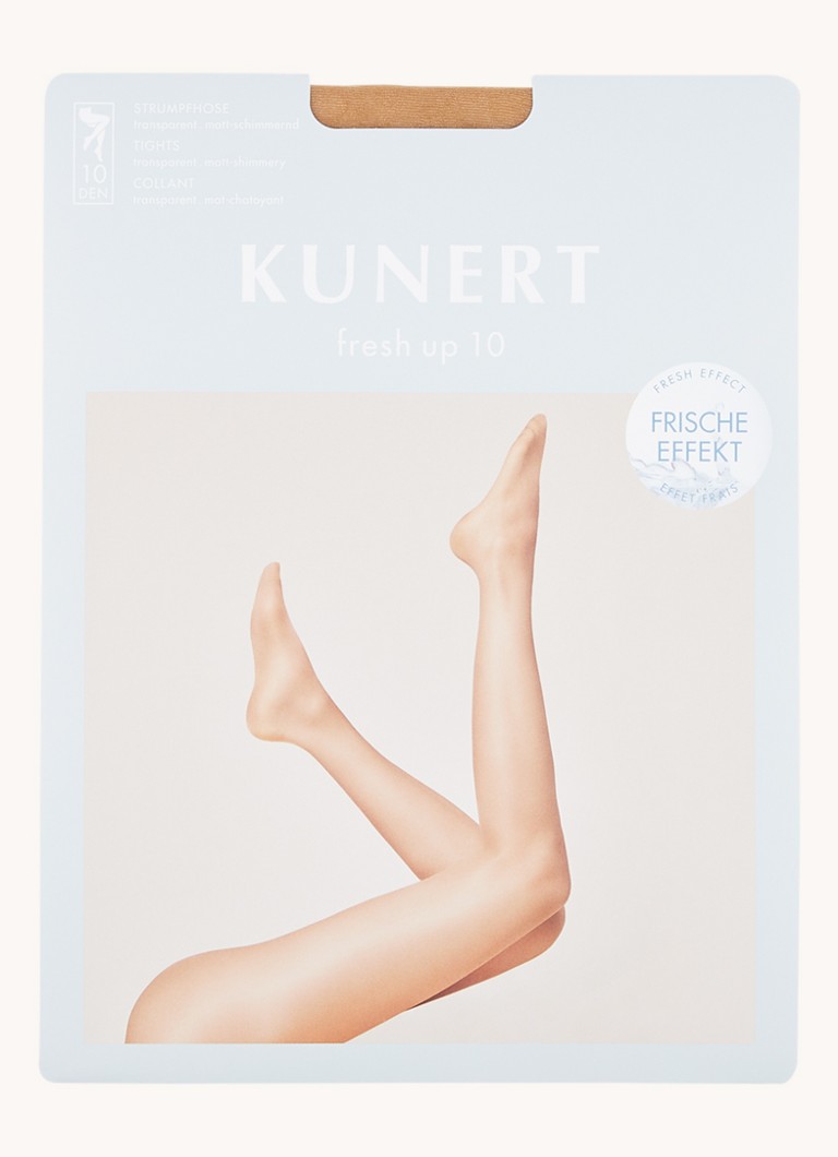 Kunert - Fresh Up panty in 10 denier - Donkerbeige