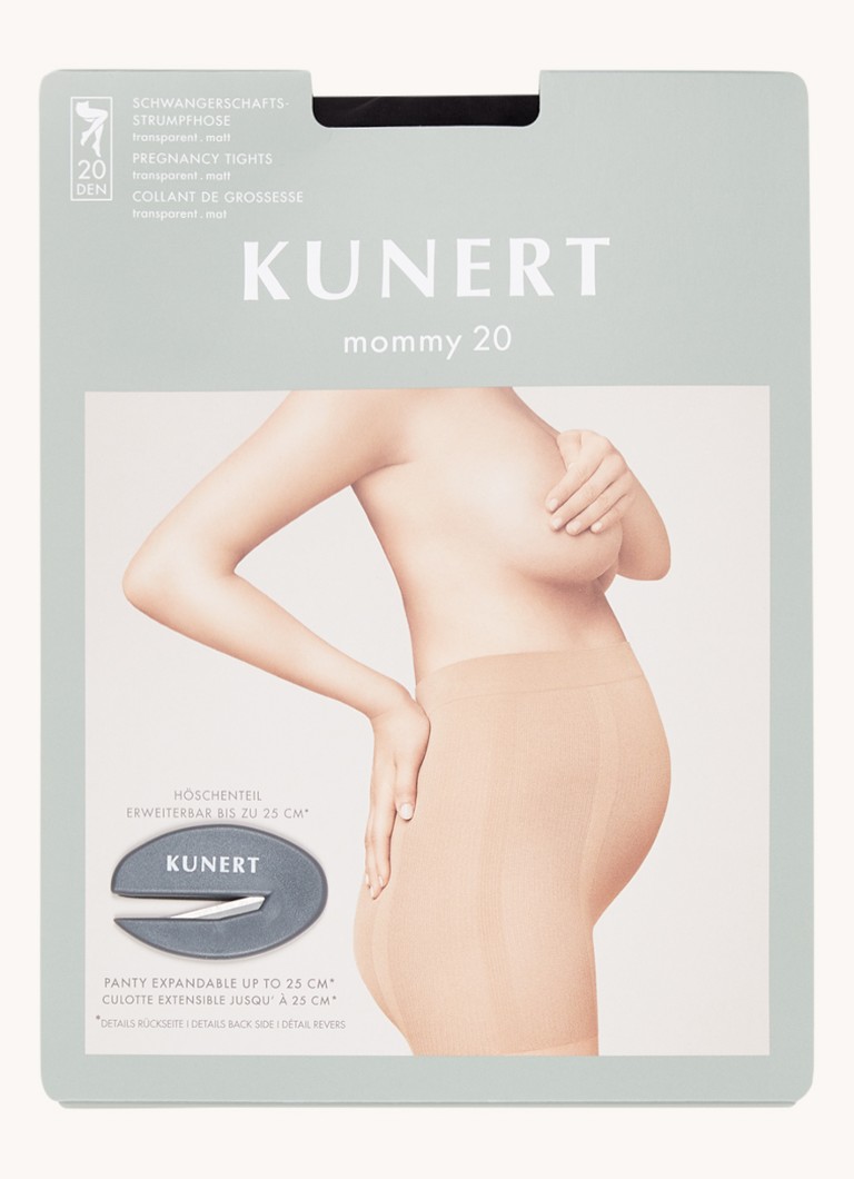 Kunert - Mommy zwangerschapspanty in 20 denier black - Zwart