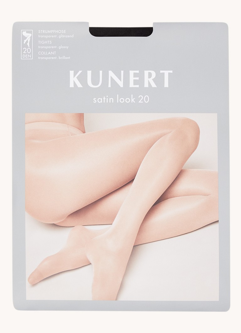 Kunert Satin Look panty in 20 denier • Zwart de Bijenkorf