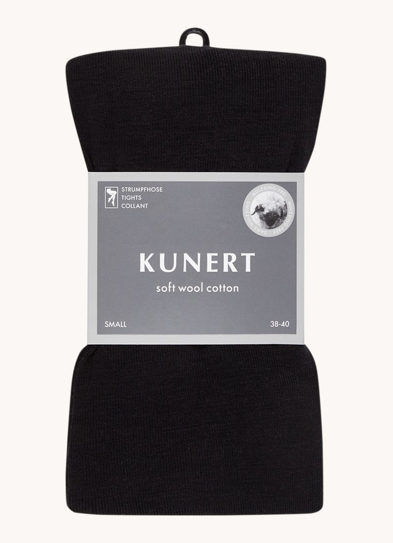 Kunert - Soft Wool maillot in wolblend - Zwart