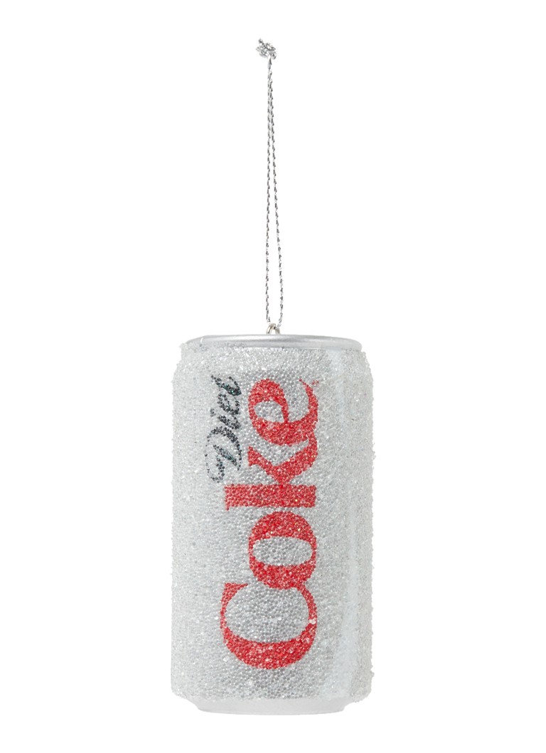 Kurt Adler - Coca Cola Light blikje kersthanger 8 cm - Zilver