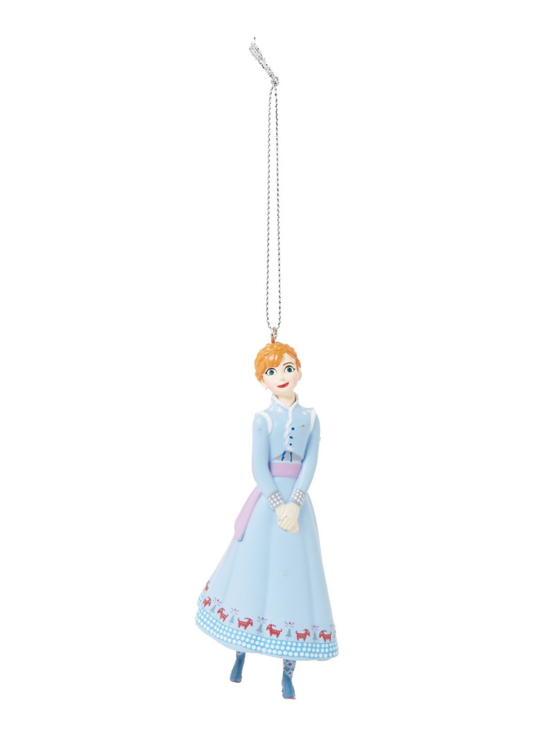 Kurt Adler - Disney Frozen Prinses Anna kersthanger 10,5 cm - Lichtblauw
