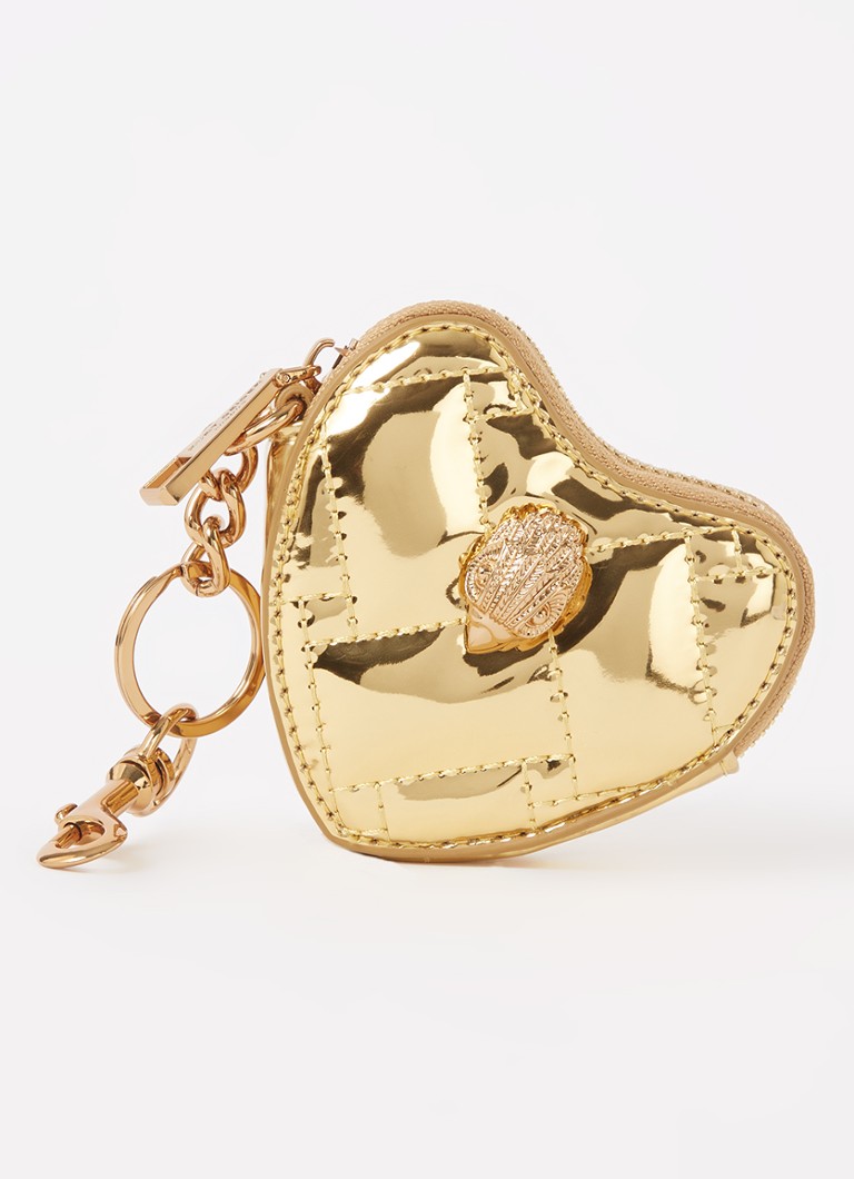 Kurt Geiger - Kensington sleuteletui met quiltpatroon - Goud