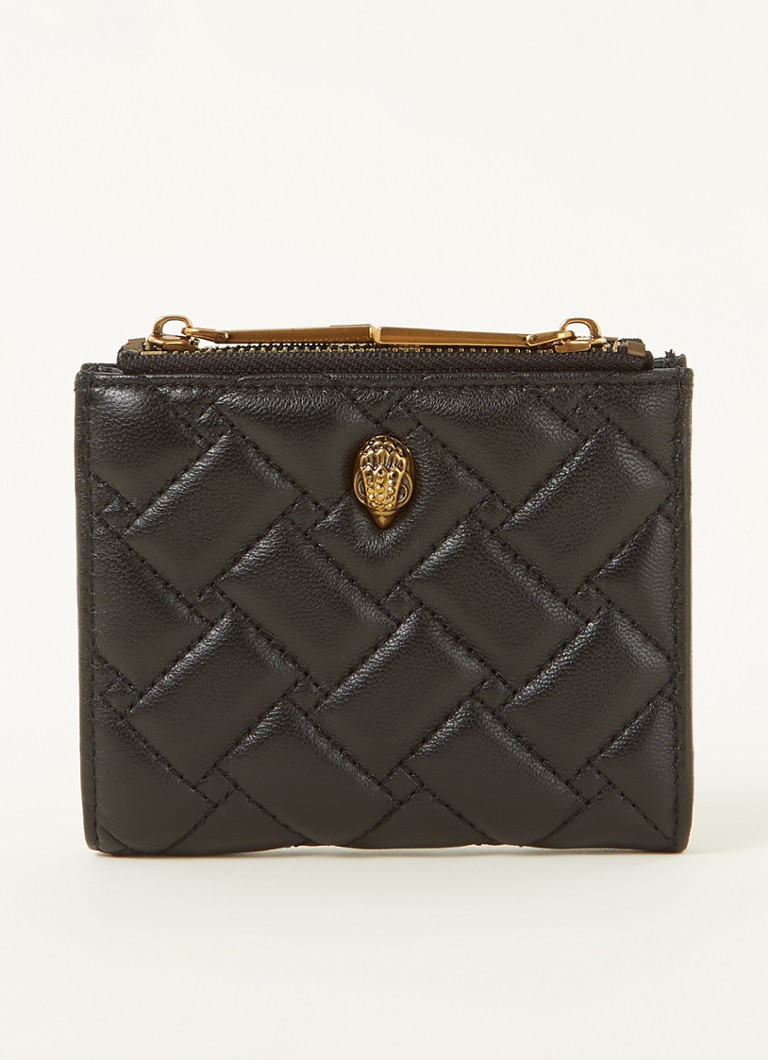 Kurt Geiger Mini Purse portemonnee van quilted leer • Zwart • de Bijenkorf